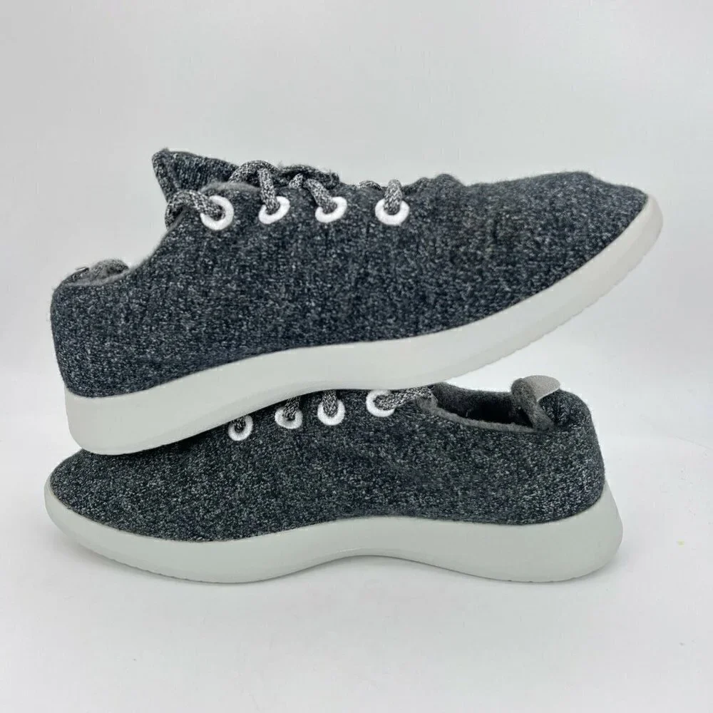 Allbirds Wool Runners Natural Grey Light Sole Women Running Shoes 0718 NVI Sz 10 - Picture 9 of 12